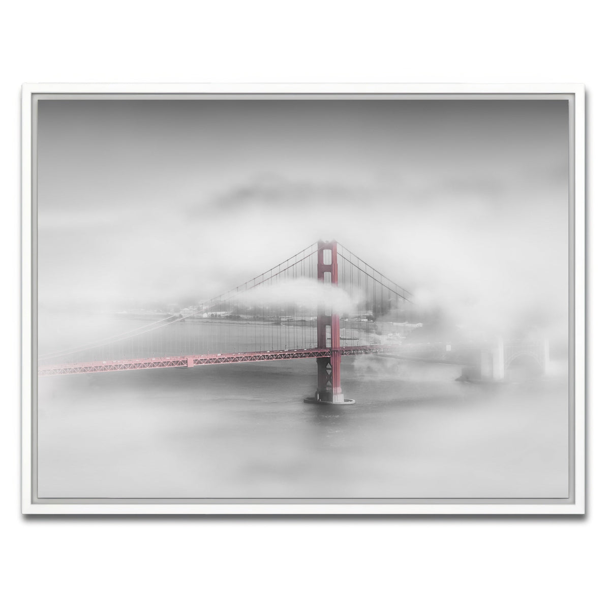 Foggy Golden Gate Bridge Wall Art