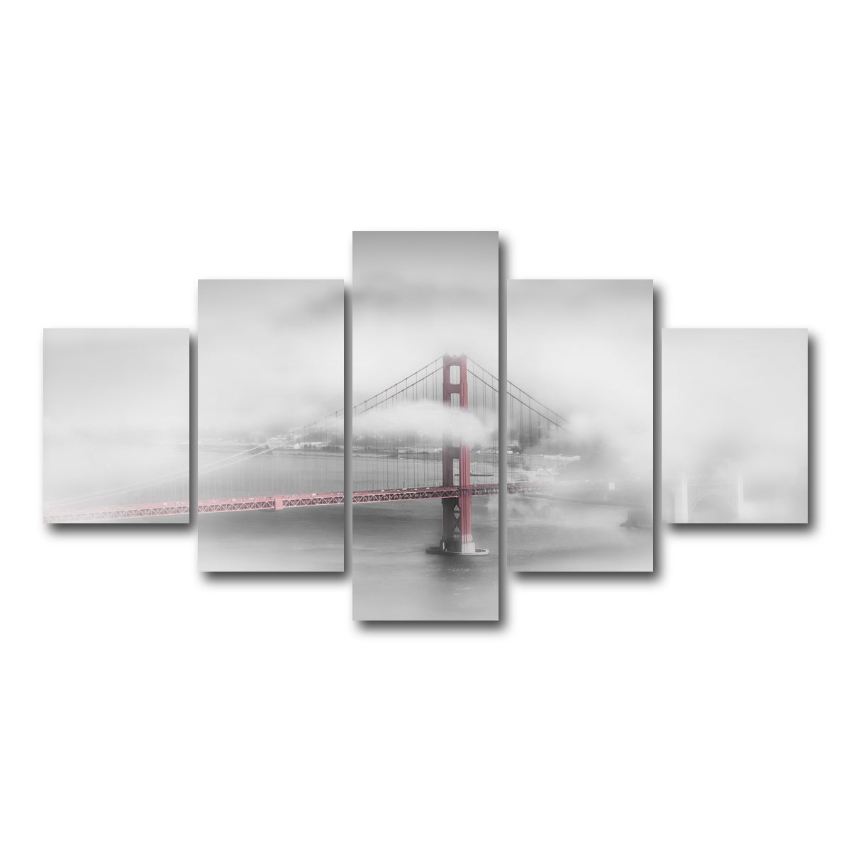 Foggy Golden Gate Bridge Wall Art