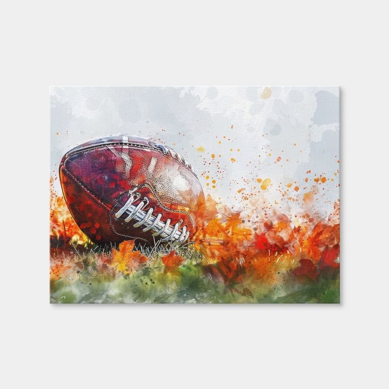 AUTO-MOCKUP WHITE | Football Abstract | 1 Piece | Gallery Wrap Canvas | group=4x3