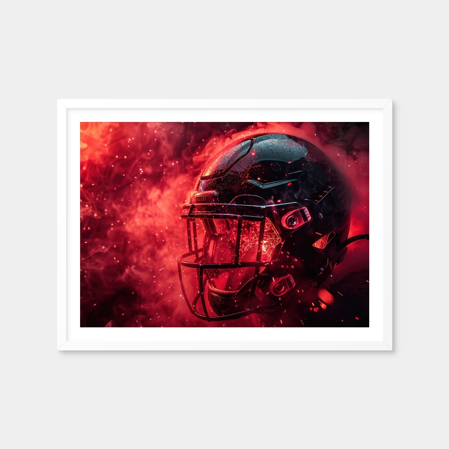 cool football helmet frames Red Wall Art this display case offers Team_Oklahoma State Cowboys Color:Pole Star Blue Arai Signet GT Full