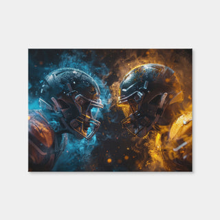 AUTO-MOCKUP WHITE | Football Players Head to Head | 1 Piece | Gallery Wrap Canvas | group=4x3