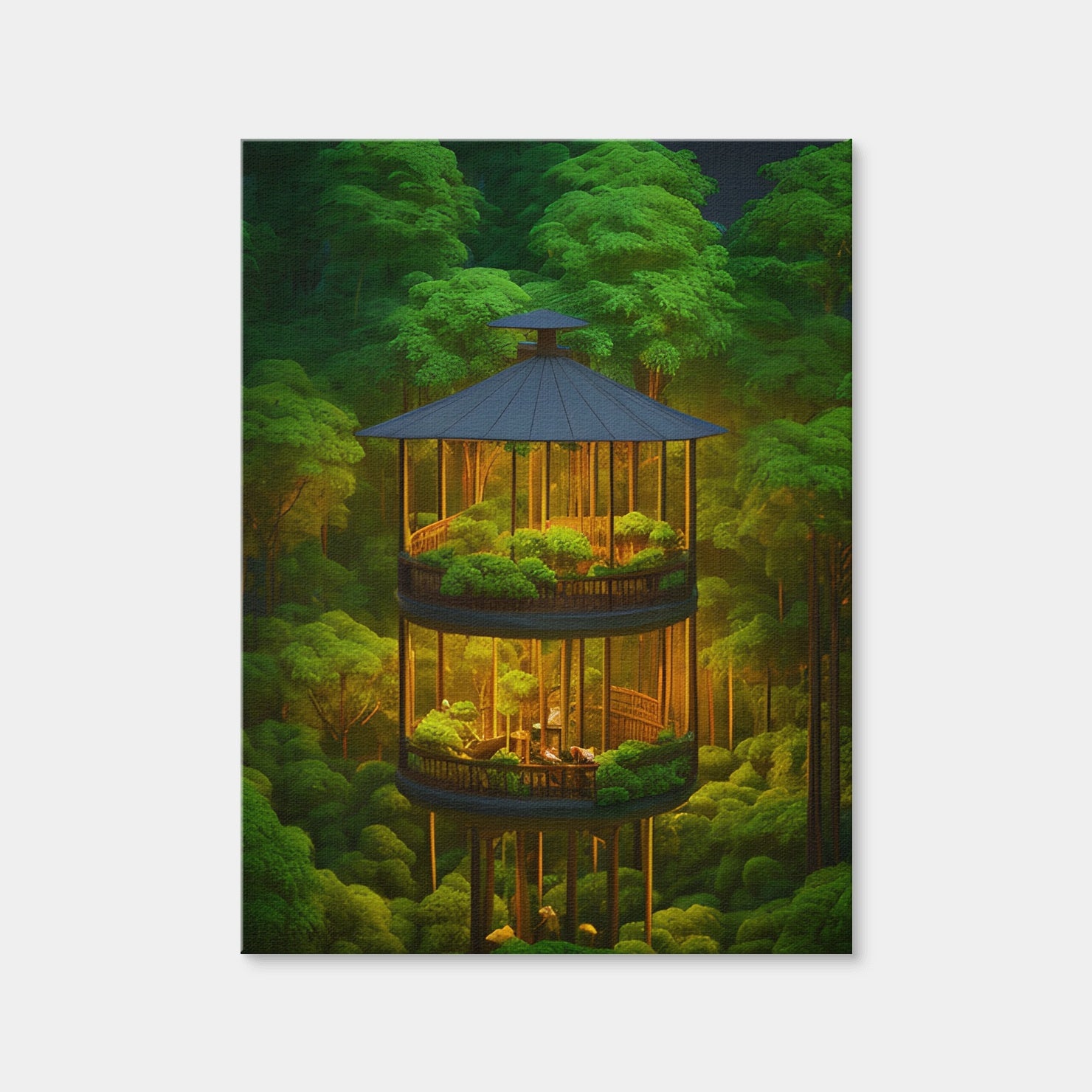 AUTO-MOCKUP WHITE | Forest Balcony | 1 Piece | Gallery Wrap Canvas | group=3x4