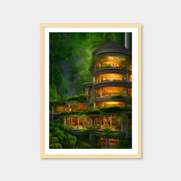 Forest Terrace Wall Art — Framed Print Format preview