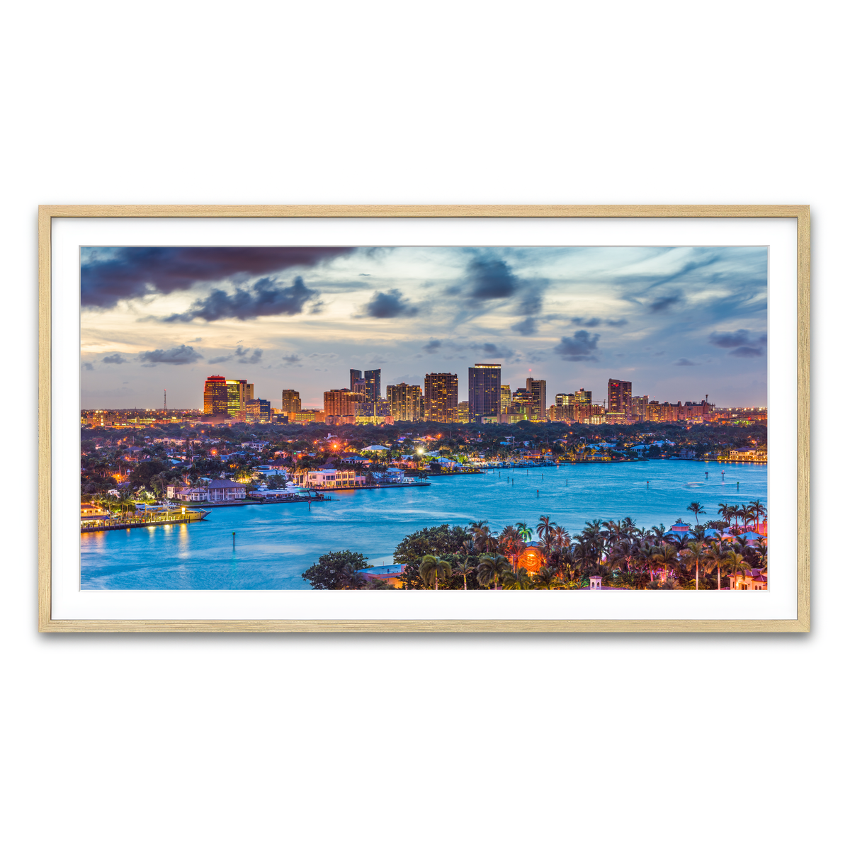 Framed Print 2x1 Natural