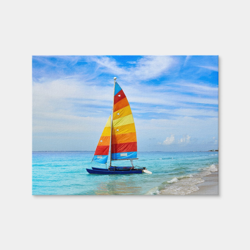 AUTO-MOCKUP WHITE | Fort Myers Beach Sailboat | 1 Piece | Gallery Wrap | group=4x3