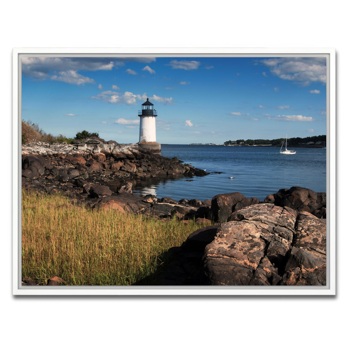AUTO-MOCKUP WHITE | Fort Pickering | 1 Piece | White Framed Canvas | group=4x3