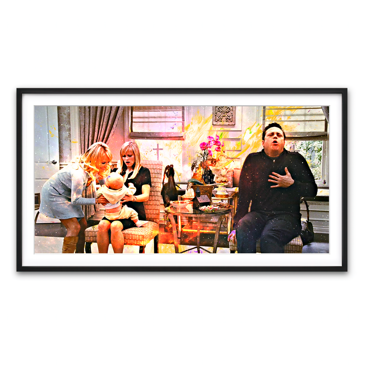 Framed Print 2x1 Black