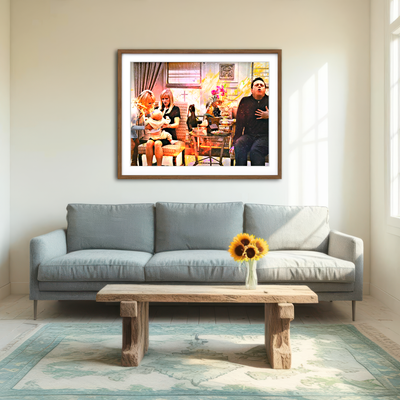 AUTO-MOCKUP ROOM | Four Christmases Wall Art