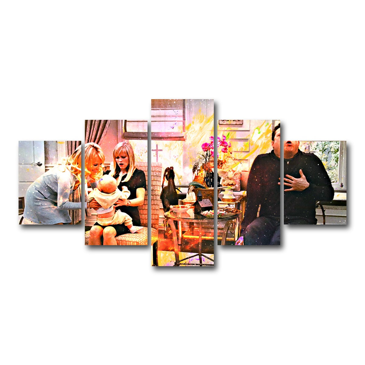 AUTO-MOCKUP WHITE | Four Christmases | 5 Piece | Gallery Wrap Canvas | group=5_short