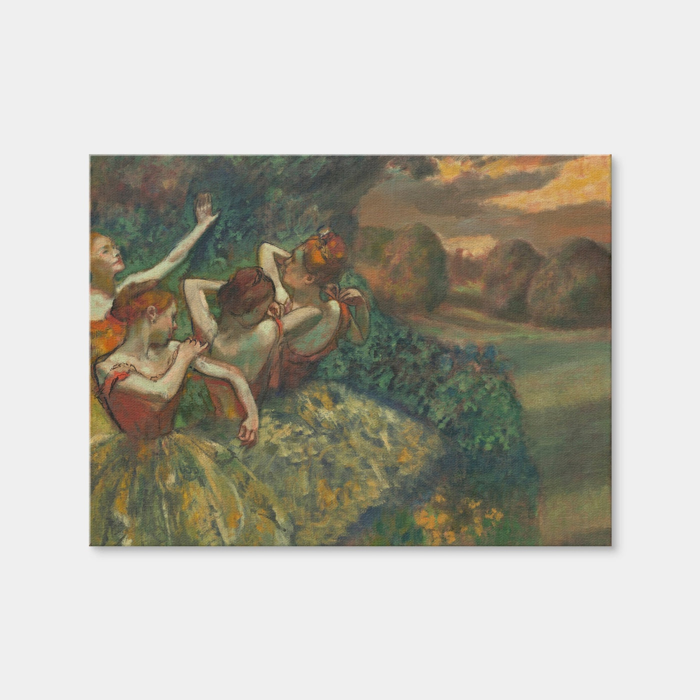 AUTO-MOCKUP WHITE | Four Dancers | 1 Piece | Gallery Wrap Canvas | group=4x3