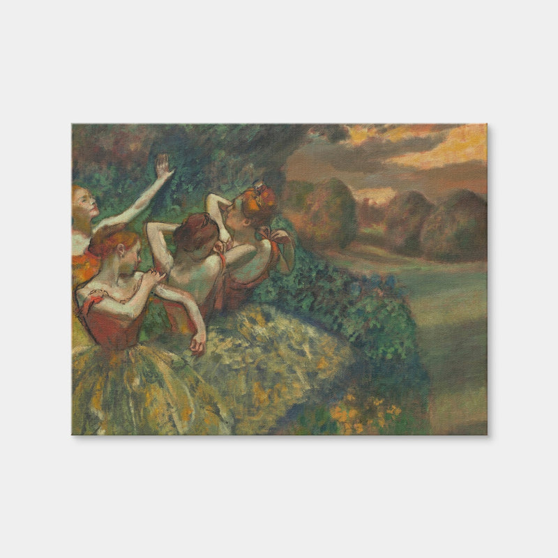 AUTO-MOCKUP WHITE | Four Dancers | 1 Piece | Gallery Wrap Canvas | group=4x3