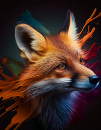 Fox Portrait Wall Art