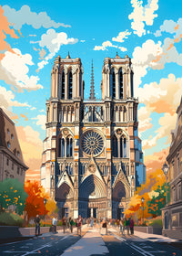 France - Notre Dame Cathedral Wall Art