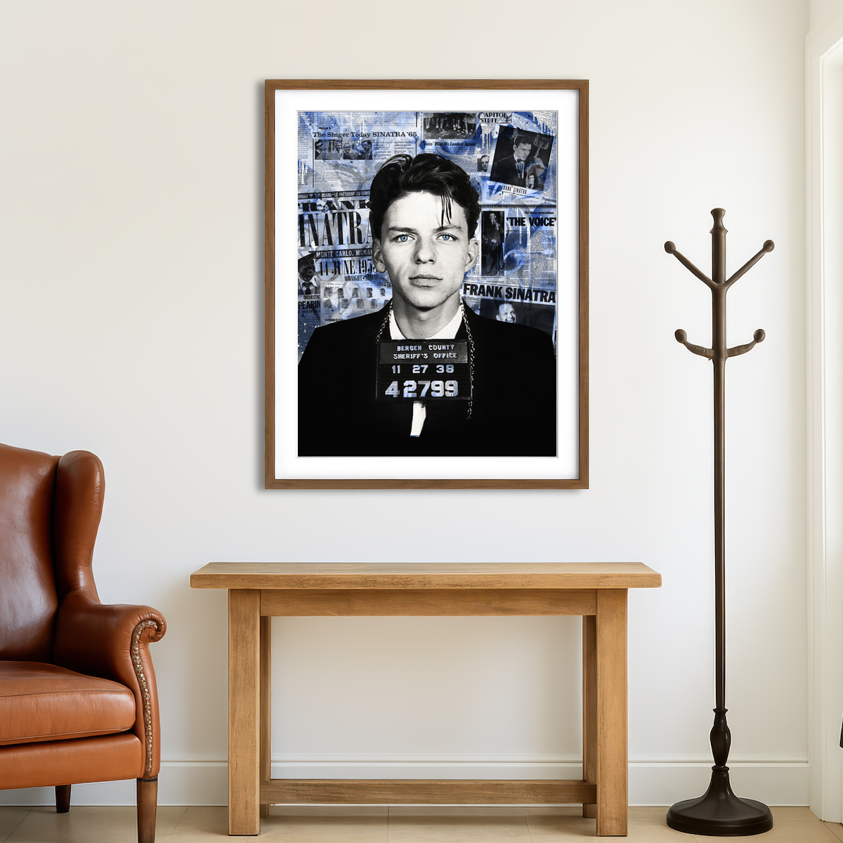 AUTO-MOCKUP ROOM | Frank Sinatra Wall Art