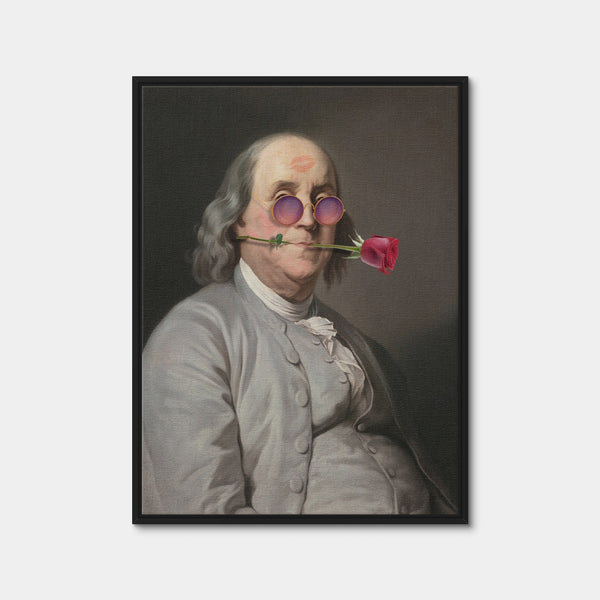 Franklins Little Liberty Wall Art — Framed Canvas Format preview