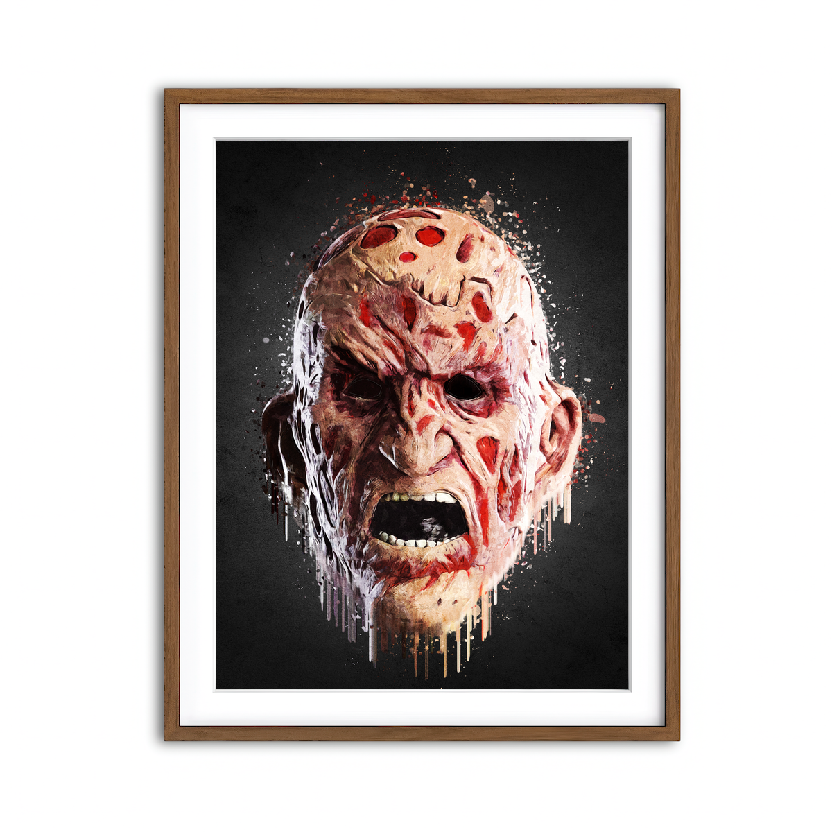 Framed Print 3x4 Walnut