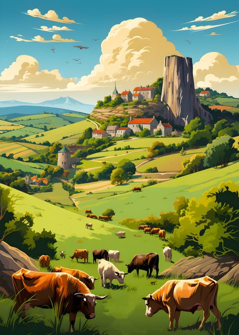 French Countryside Wall Art