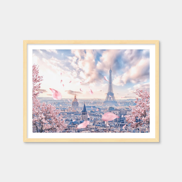 French Sakura Wall Art — Framed Print Format preview