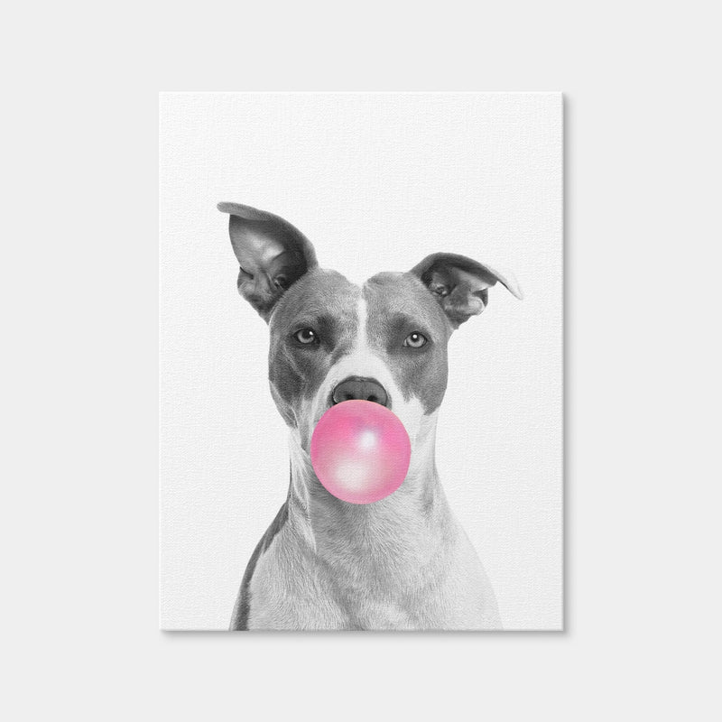 AUTO-MOCKUP WHITE | Funny Dog | 1 Piece | Gallery Wrap Canvas | group=3x4