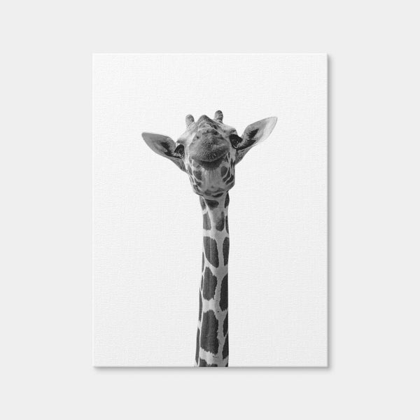 Funny Giraffe Wall Art — Canvas Wrap Format preview