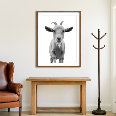 AUTO-MOCKUP ROOM | Funny Goat Wall Art