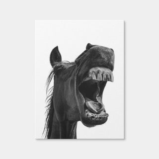 AUTO-MOCKUP WHITE | Funny Horse | 1 Piece | Gallery Wrap Canvas | group=3x4