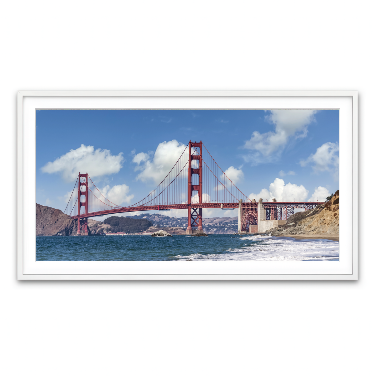 Golden Gate Baker Beach Panoramic Wall Art