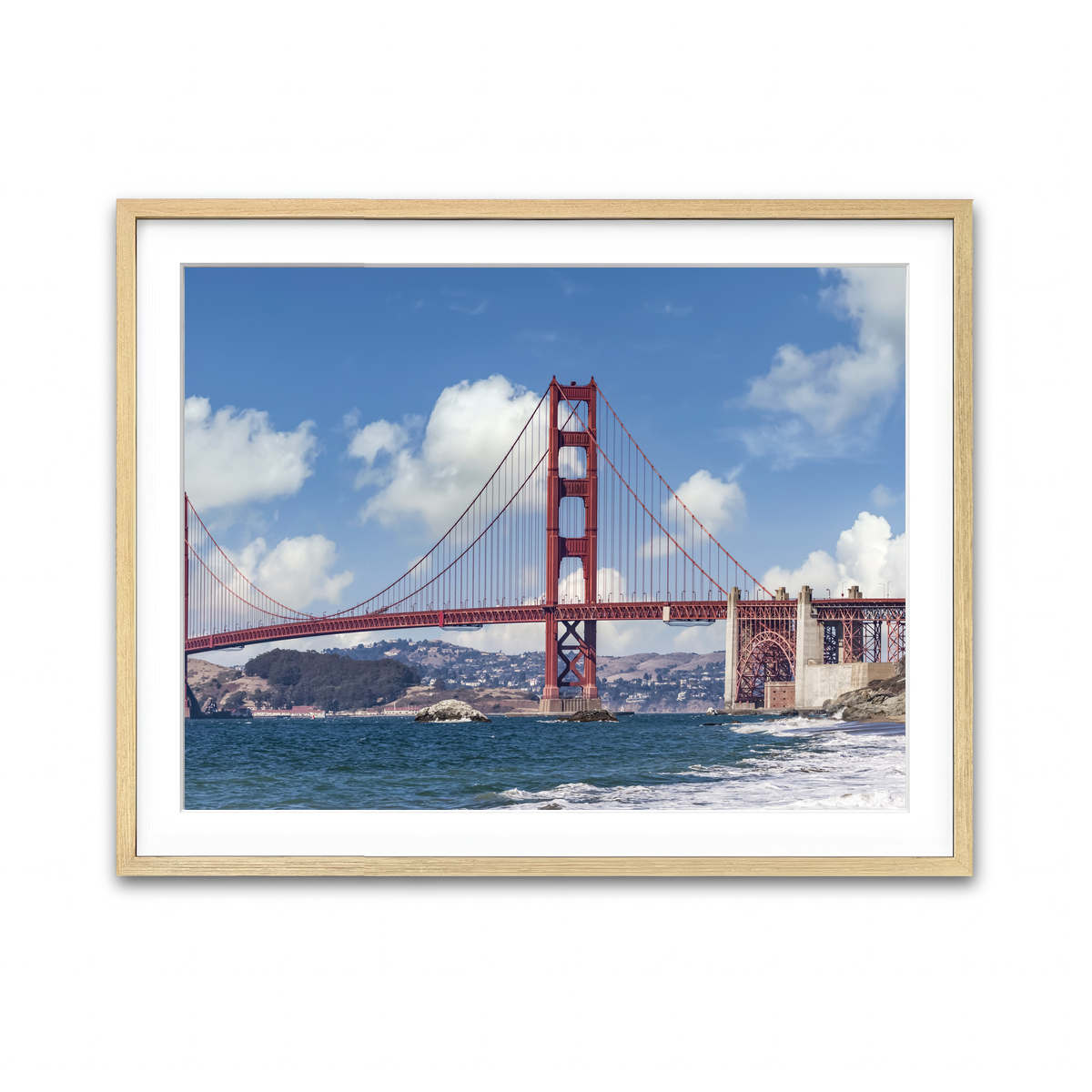 Golden Gate Baker Beach Panoramic Wall Art