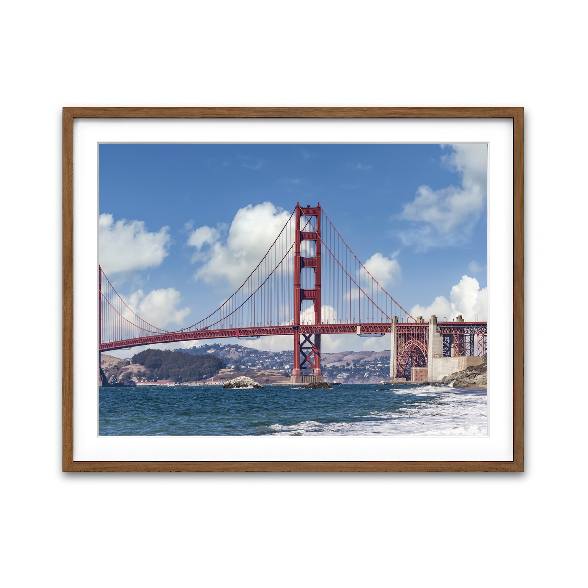 Golden Gate Baker Beach Panoramic Wall Art