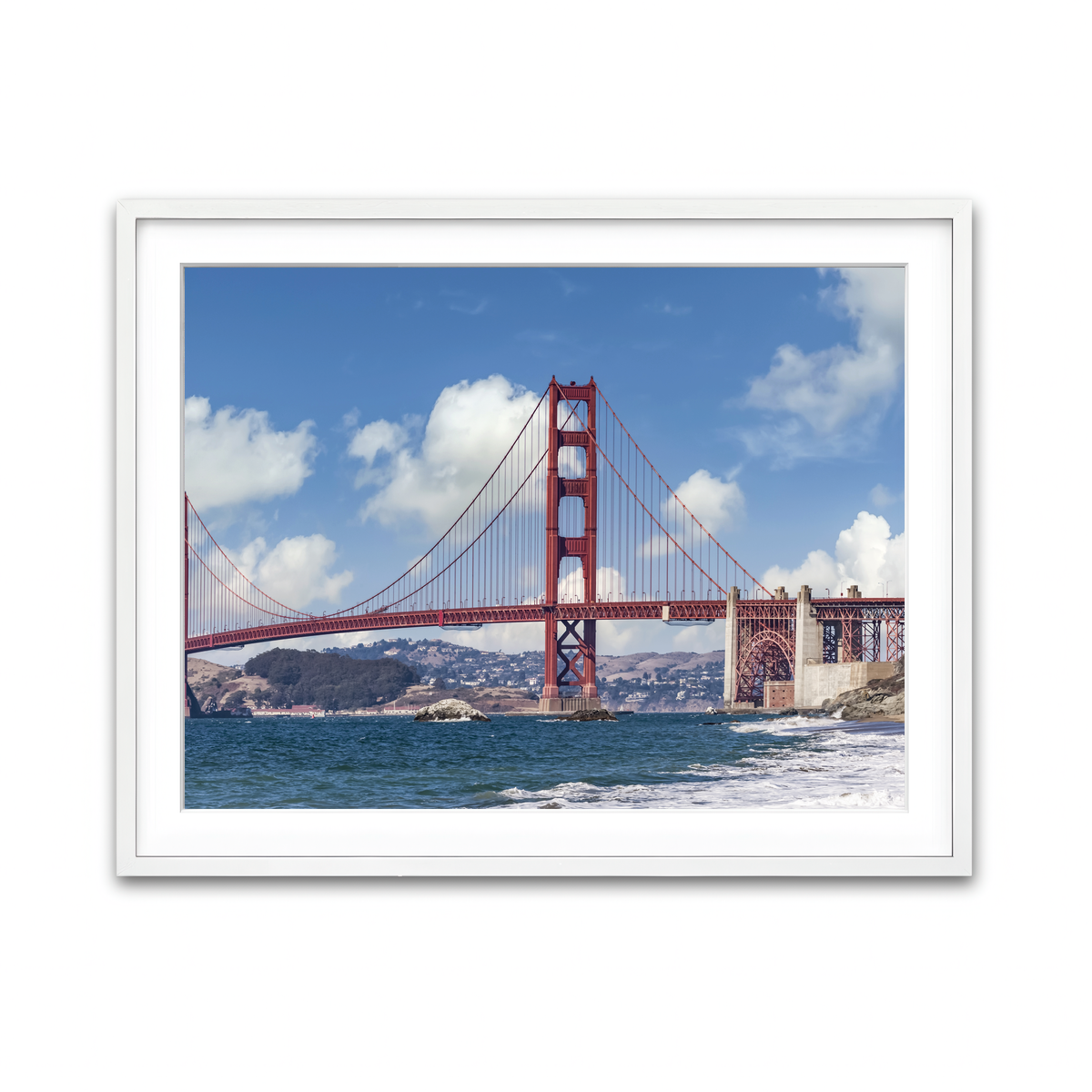 Golden Gate Baker Beach Panoramic Wall Art