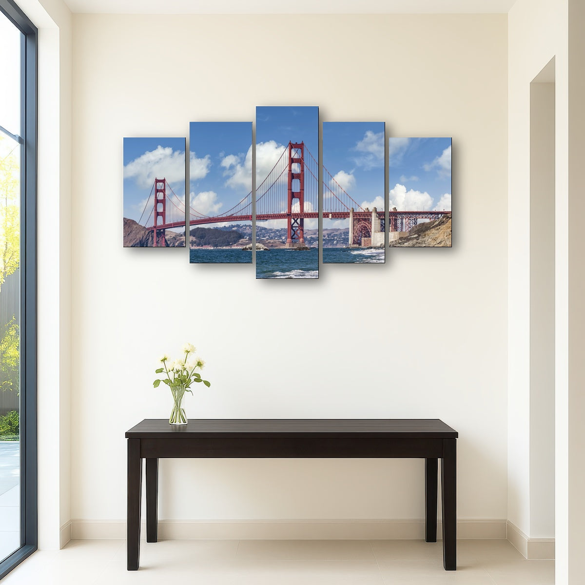 Golden Gate Baker Beach Panoramic Wall Art
