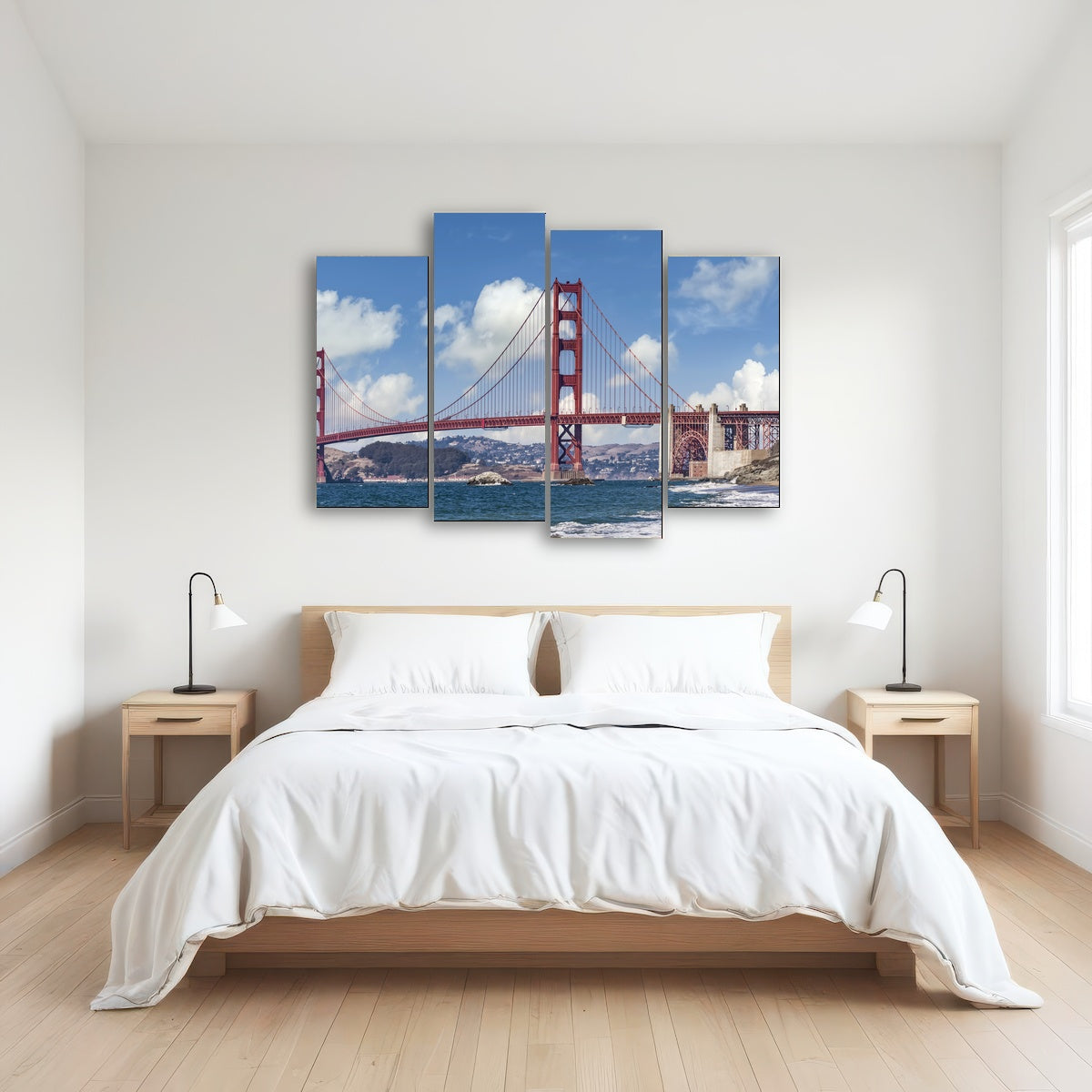 Golden Gate Baker Beach Panoramic Wall Art