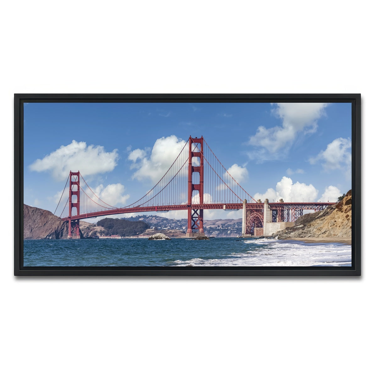 Golden Gate Baker Beach Panoramic Wall Art