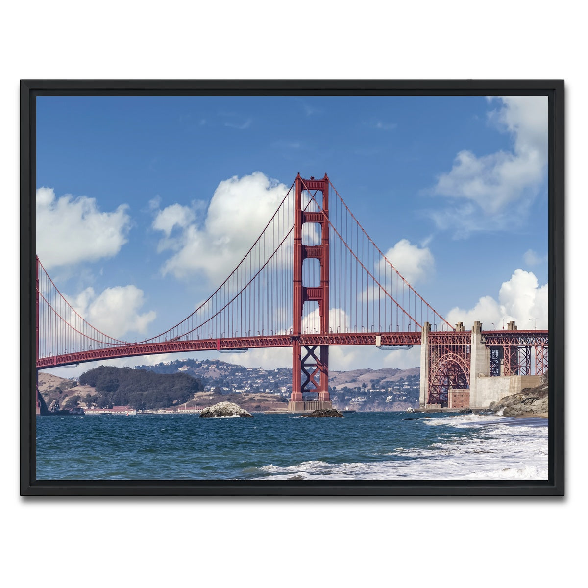 Golden Gate Baker Beach Panoramic Wall Art