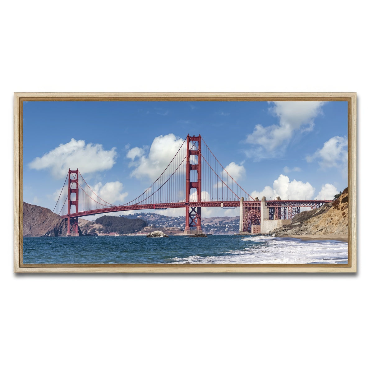 Golden Gate Baker Beach Panoramic Wall Art