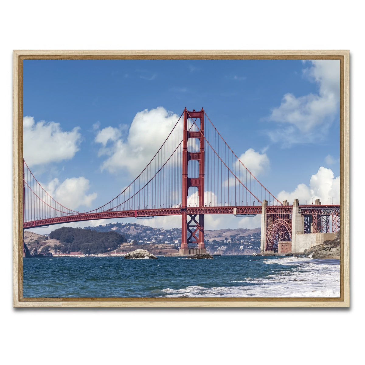 Golden Gate Baker Beach Panoramic Wall Art