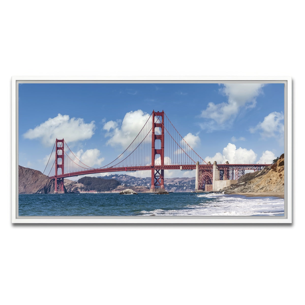 Golden Gate Baker Beach Panoramic Wall Art