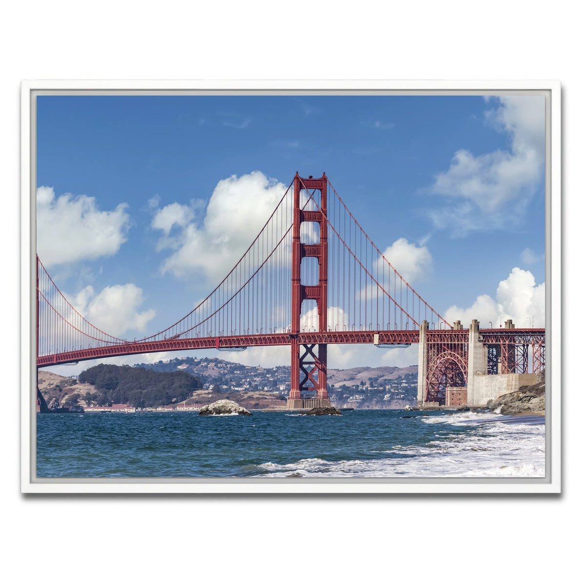 Golden Gate Baker Beach Panoramic Wall Art