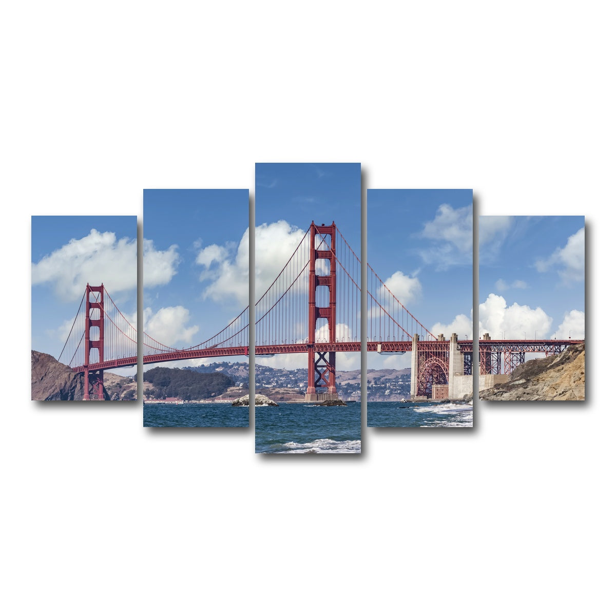 Golden Gate Baker Beach Panoramic Wall Art
