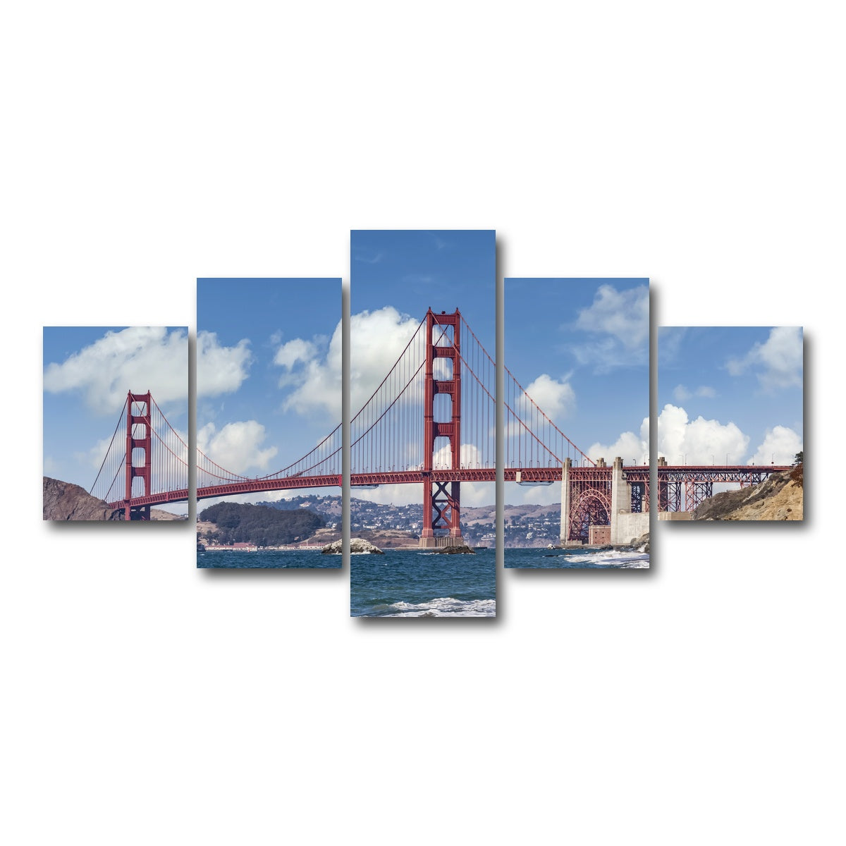 Golden Gate Baker Beach Panoramic Wall Art