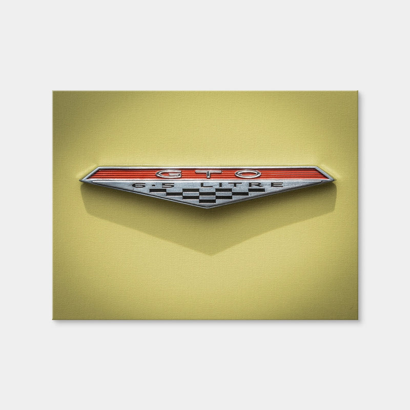 AUTO-MOCKUP WHITE | GTO Emblem | 1 Piece | Gallery Wrap Canvas | group=4x3
