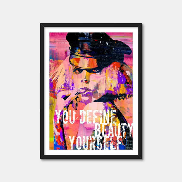 Gaga Graffiti Wall Art — Framed Print Format preview