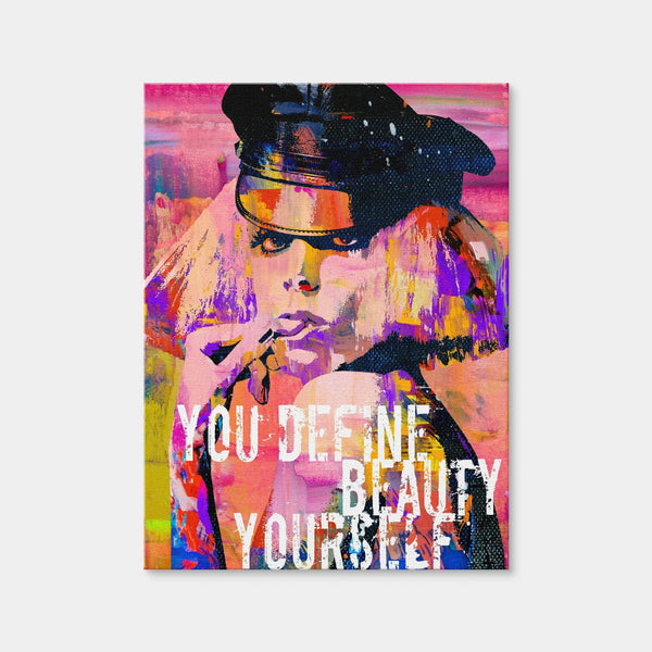 Gaga Graffiti Wall Art — Canvas Wrap Format preview