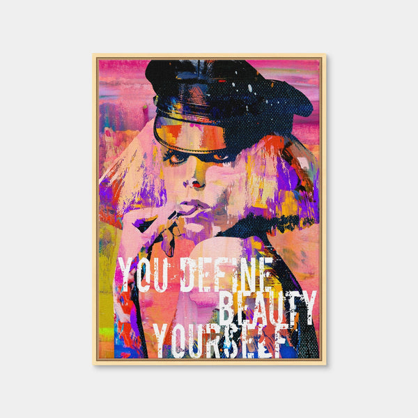 Gaga Graffiti Wall Art — Framed Canvas Format preview