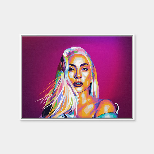 Gaga Wall Art — Framed Canvas Format preview