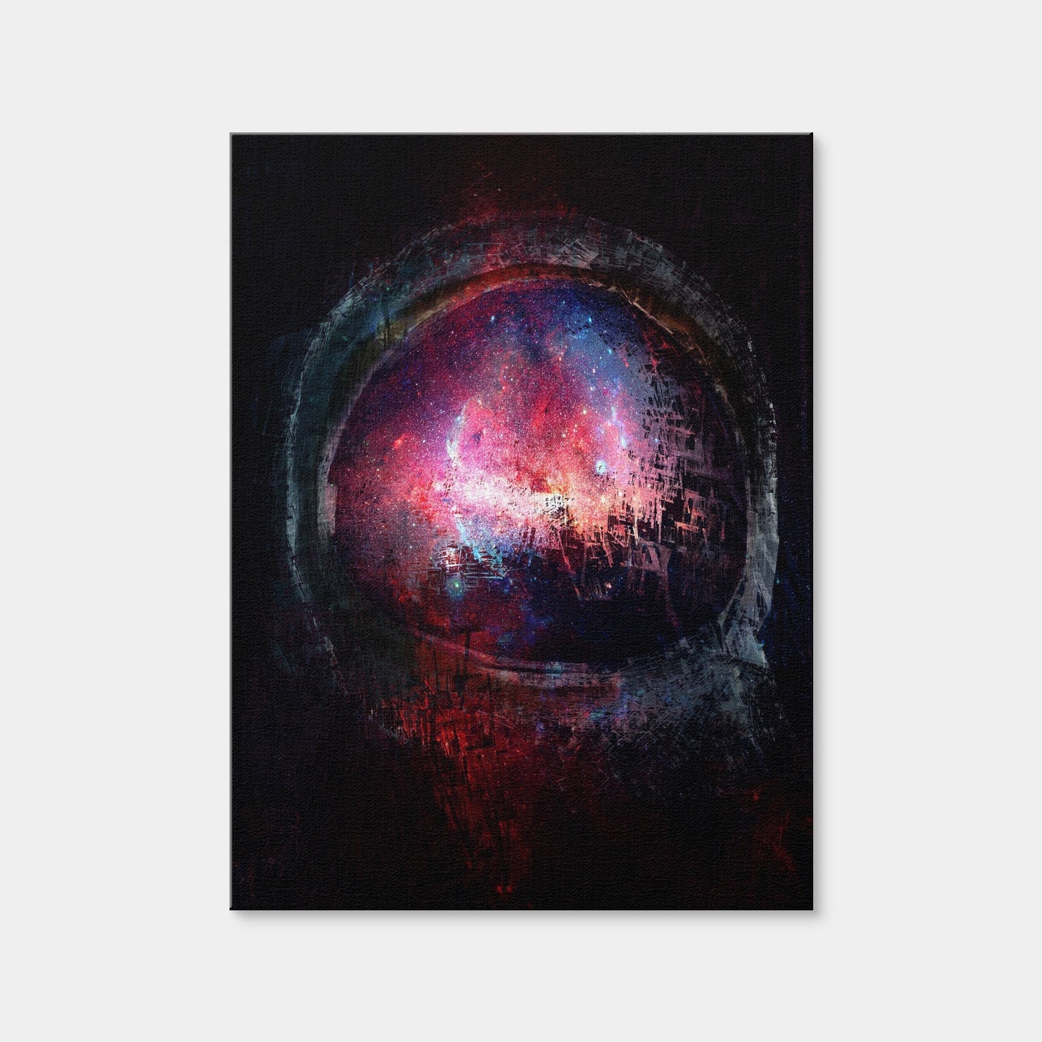 AUTO-MOCKUP WHITE | Galaxy Glow 5 | 1 Piece | Gallery Wrap Canvas | group=3x4