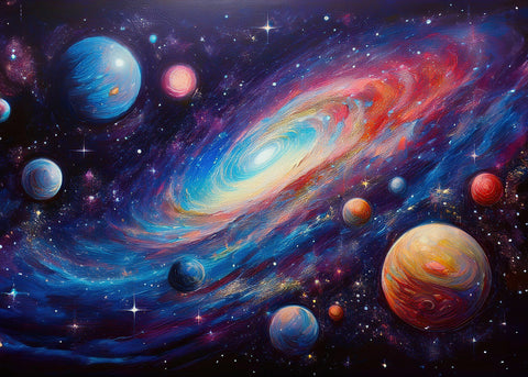 Galaxy Painting Wall Art