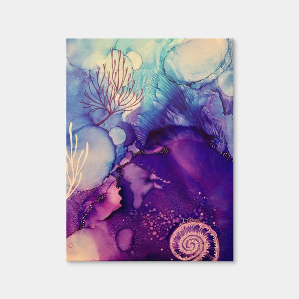 Galaxy Reef Wall Art — Canvas Wrap Format preview