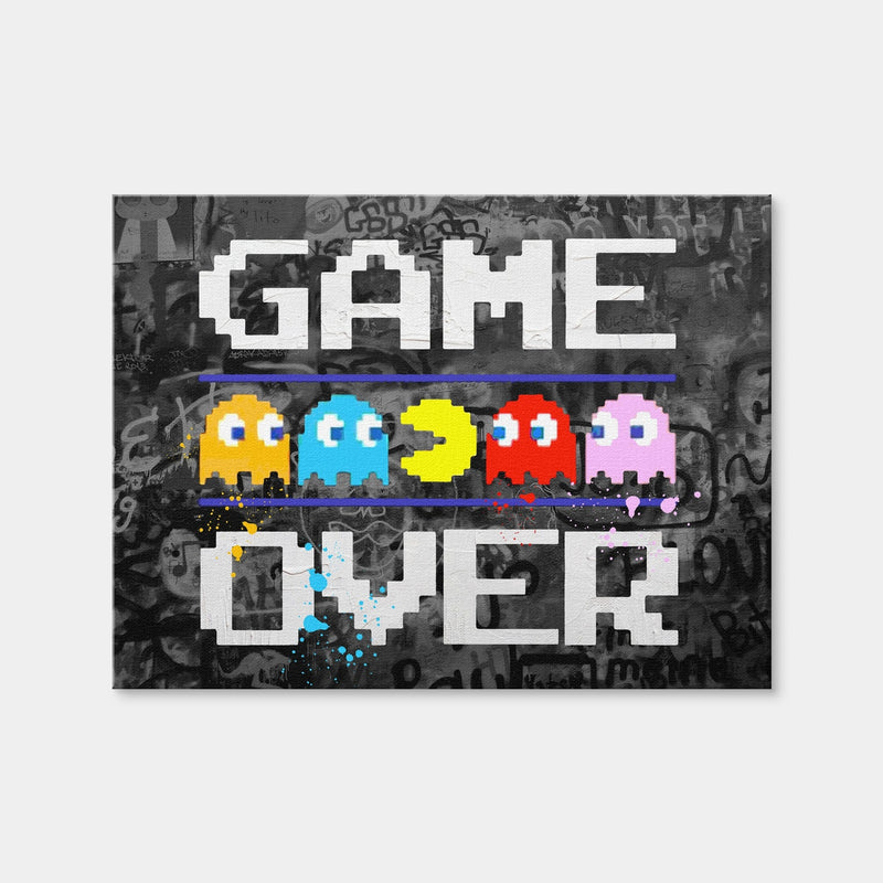 AUTO-MOCKUP WHITE | Game Over | 1 Piece | Gallery Wrap | group=4x3