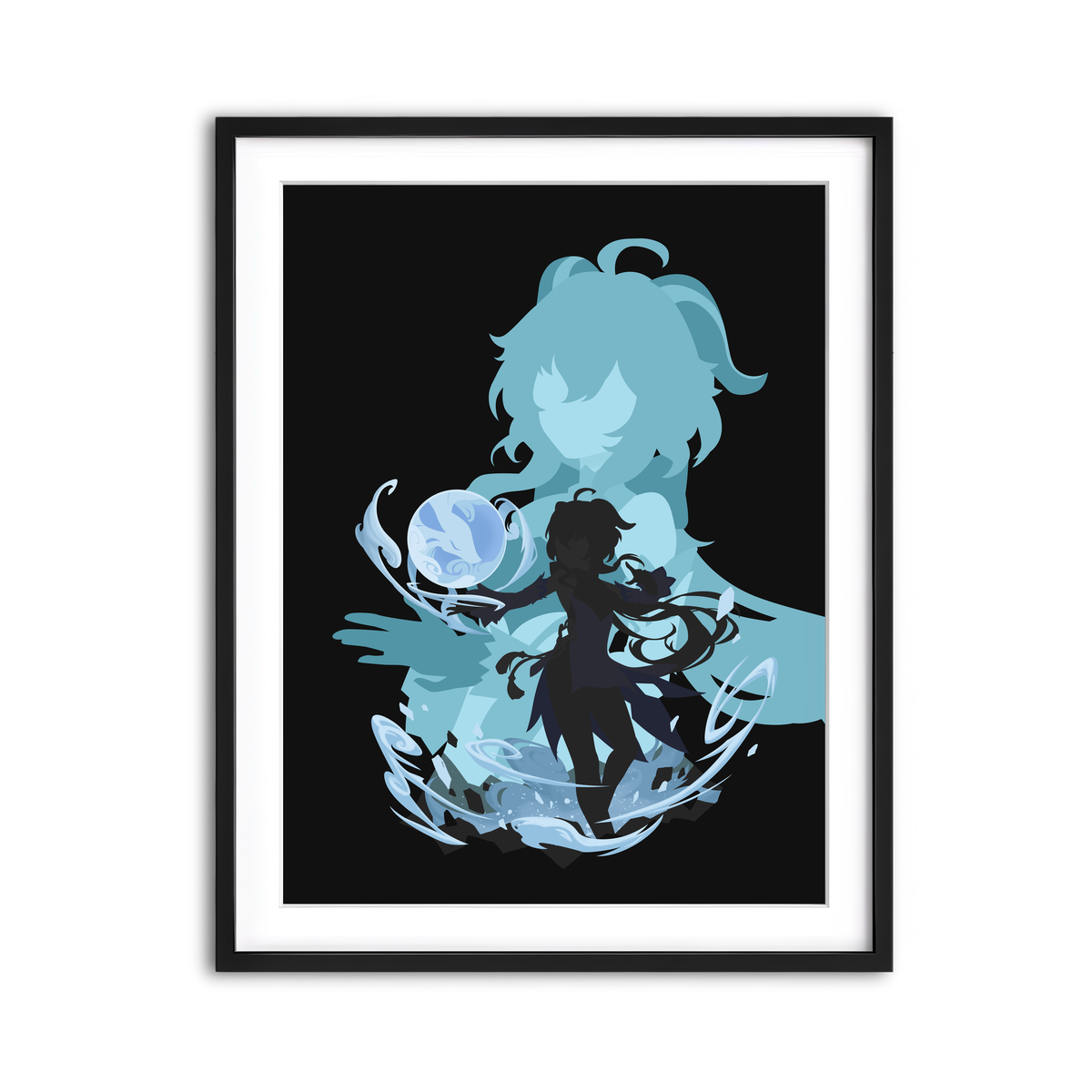 Framed Print 3x4 Black